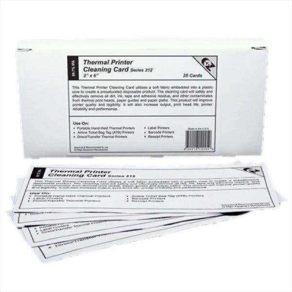 Produktbild - VF000160999 - Rengöringskort och rengöringspenna till thermo etikettset 50x30mm