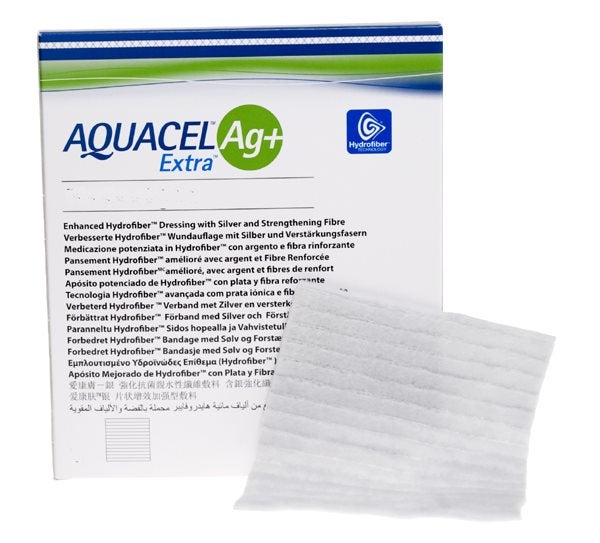 Produktbild - 52904 - Fiberförband gelbildande med silver 5x5cm