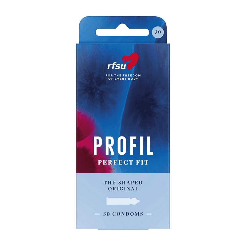 Produktbild 2 - 59560 - Kondom profilerad 53mm Profil 30-pack