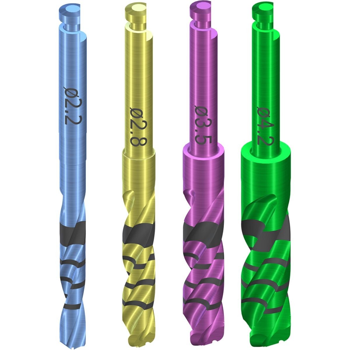 Produktbild - VF000179128 - Borrset kort för implantat 4,8mm engångsbruk