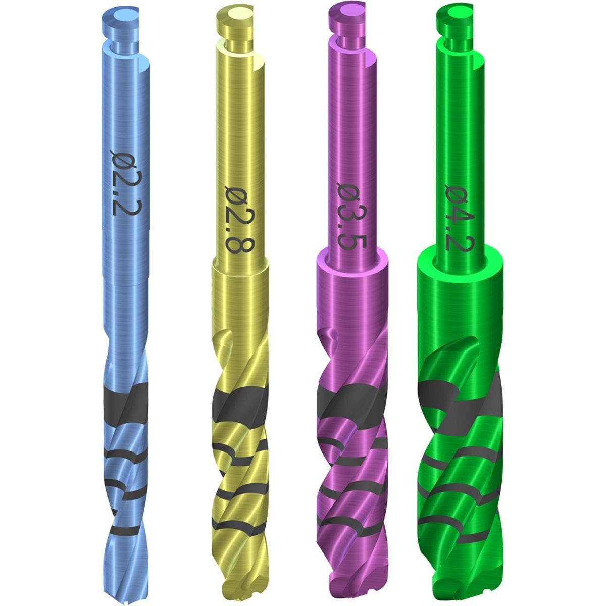 Produktbild - VF000179128 - Borrset kort för implantat 4,8mm engångsbruk