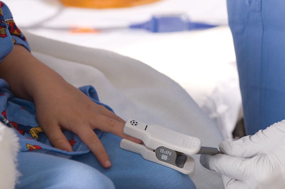 Produktbild - VF000152695 - Klämma till pulsoximetersensor flergångsbruk 3-40kg