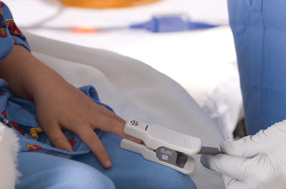 Produktbild - VF000152695 - Klämma till pulsoximetersensor flergångsbruk 3-40kg