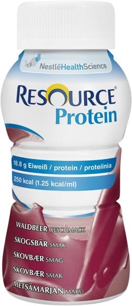 Produktbild - 44181 - Resource Protein kosttillägg protein skogsbär 125kcal/100ml 200ml