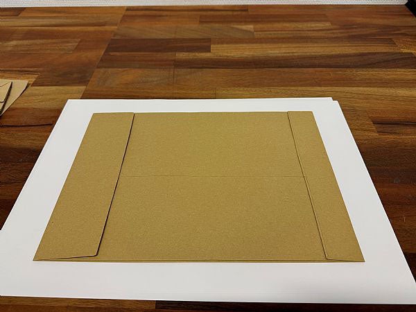 Produktbild - 65297 - Bälgpåse självhäftande med remsa brun 250x353x40mm