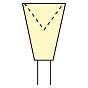 Produktbild - VF000175864 - Förpolerare kopp liten gul 12-pack