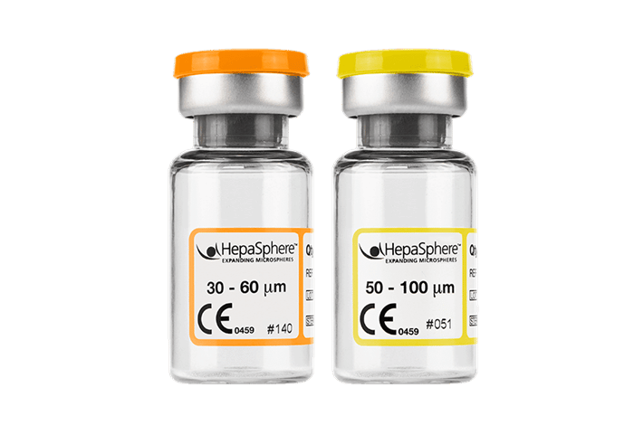 Produktbild - VF000160849 - Emboliseringspartiklar kalibrerade sfäroida laddningsbara Hepasphere 80-160 µM 25mg 2.5ml