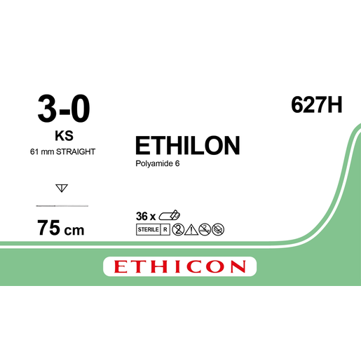 Produktbild - VF000149863 - ETHILON 3-0 KS 75CM