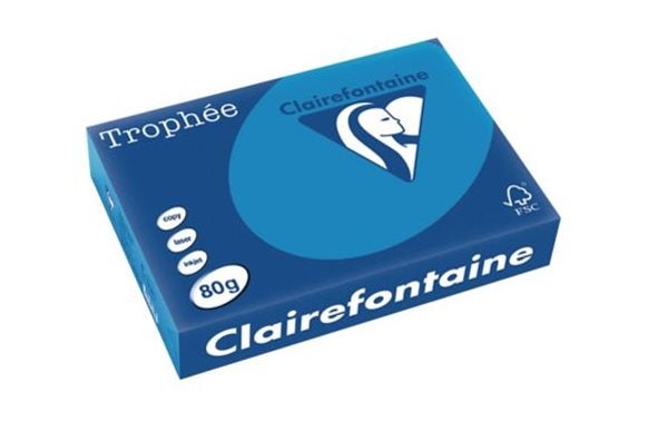 Produktbild - 54185 - Kopieringspapper ohålat djupblå A4 80g