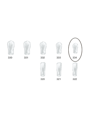 Produktbild - VF000175119 - Kronformar anterior nr 334 refill till pos 3 5-pack