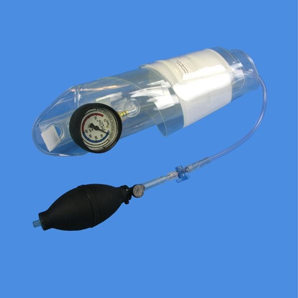 Produktbild - 57448 - Övertrycksmanschett flergångsbruk med manometer 500ml