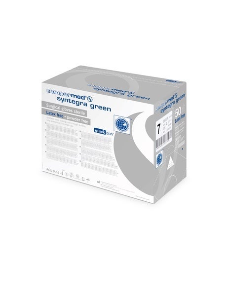 Produktbild - VF000184980 - Operationshandskar underhandske polyisopren grön strl 6,0