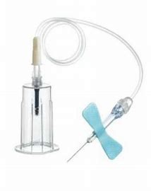 Produktbild 2 - 54015 - Venprovtagningsset med vingkanyl och slang förmonterad blå 30 0,6x19mm