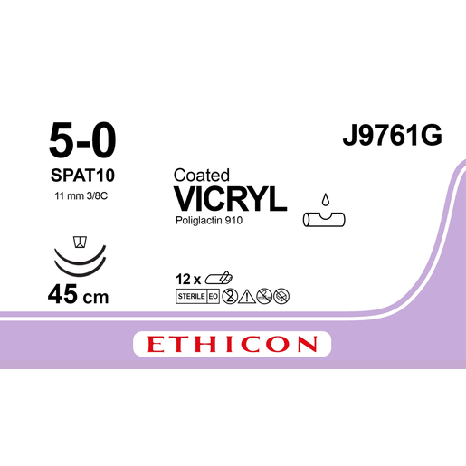 Produktbild - VF000165973 - VICRYL 5-0 2XSPAT-10 45CM