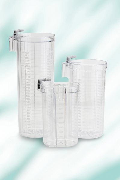 Produktbild - 66567 - Sugkanister graderad flergångsbruk till sugsystem 1000ml