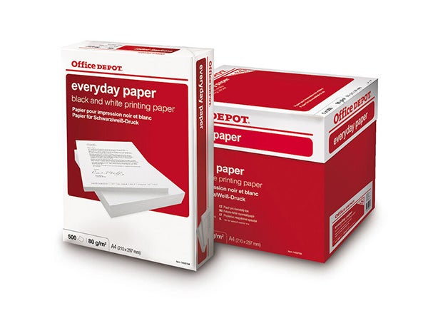 Produktbild - 64605 - Kopieringspapper ohålat vit A3 80g