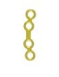 Produktbild - VF7009504 - Platta böjd för periorbital stabilisering steril 4 hål midja 0,6mm