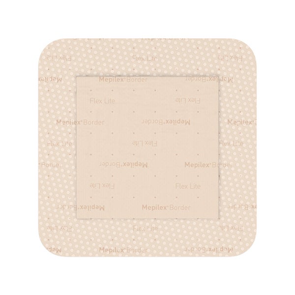 Produktbild - 62095 - Polyuretanskumförband tunt med silikonbeläggning och häftkant 10x10cm