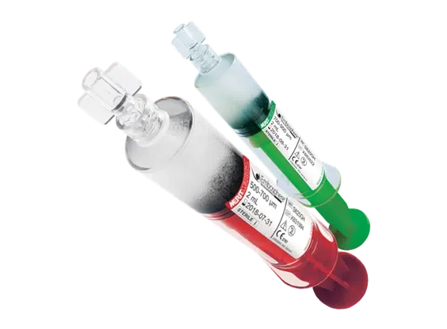 Produktbild - VF000160867 - Emboliseringspartiklar kalibrerade sfäroida Embosphere 900-1200 µM 1ml i spruta