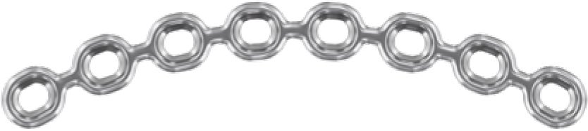 Produktbild - VF000190345 - Platta kurverad 4-8 hål