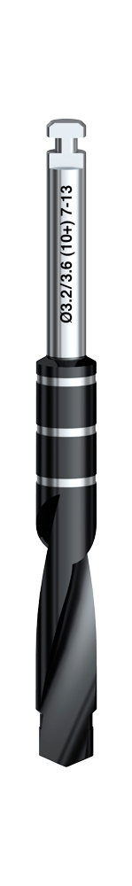 Produktbild - VF000180187 - Guidat twist-stegborr 3.2/3.6 (10+) 7-13