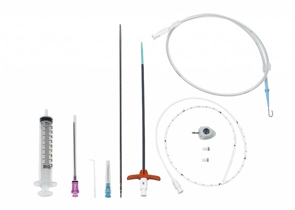 Produktbild - VF000183981 - Injektionsportset standardport och polyuretankateter 8Fr 60cm