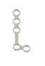 Produktbild - VF7009523 - Platta L-formad mellanansikte steril 3x2 hål midja 5mm tjocklek 0,8mm