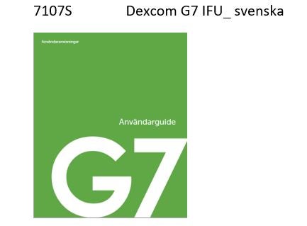 Produktbild - VF000183497 - Användarmanual till Dexcom G7