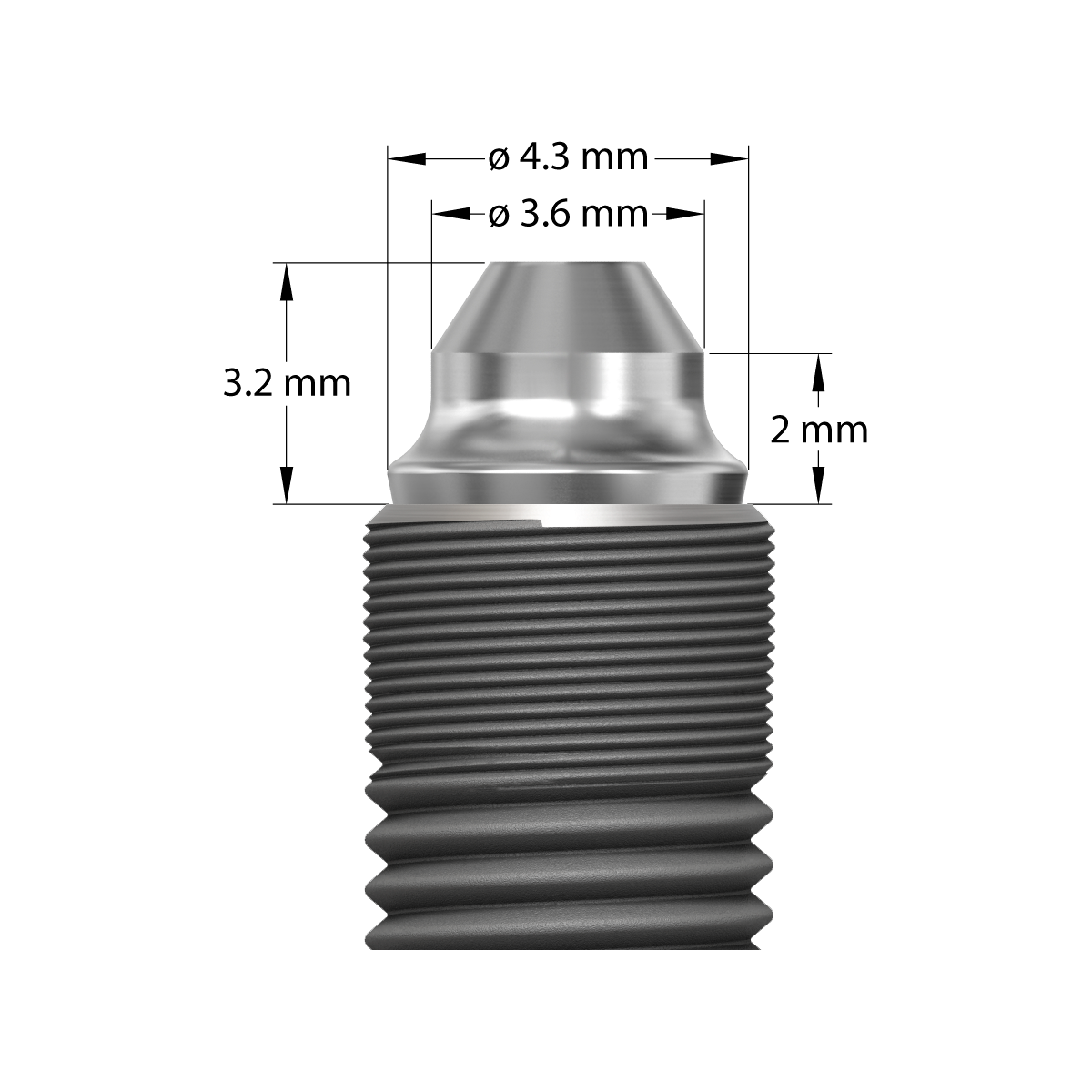 Produktbild - VF000178362 - Skruvretinerad uni-distans EV 5,4-2mm