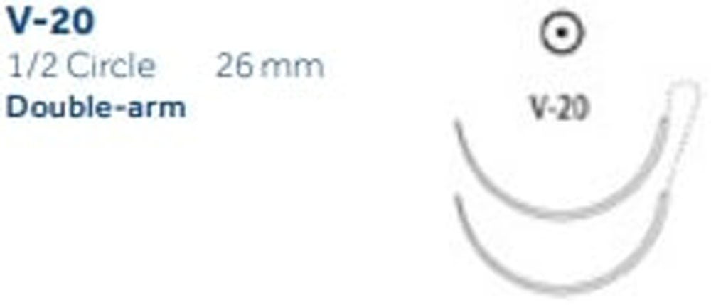 Produktbild - VF000150499 - SURGIPRO™ 2-0 BLUE 120CM V-20 DA X36