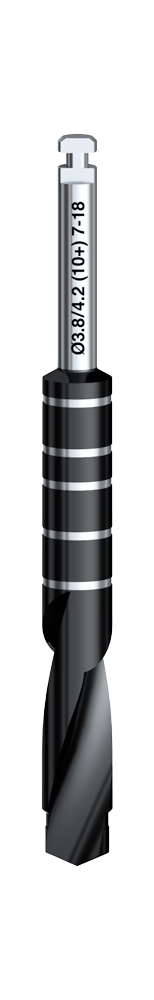 Produktbild - VF000180193 - Guidat twist-stegborr 3.8/4.2 (10+) 7-18