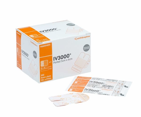 Produktbild - 58208 - Infartsfixering plastfilm med slits till CVK barn 5x6cm