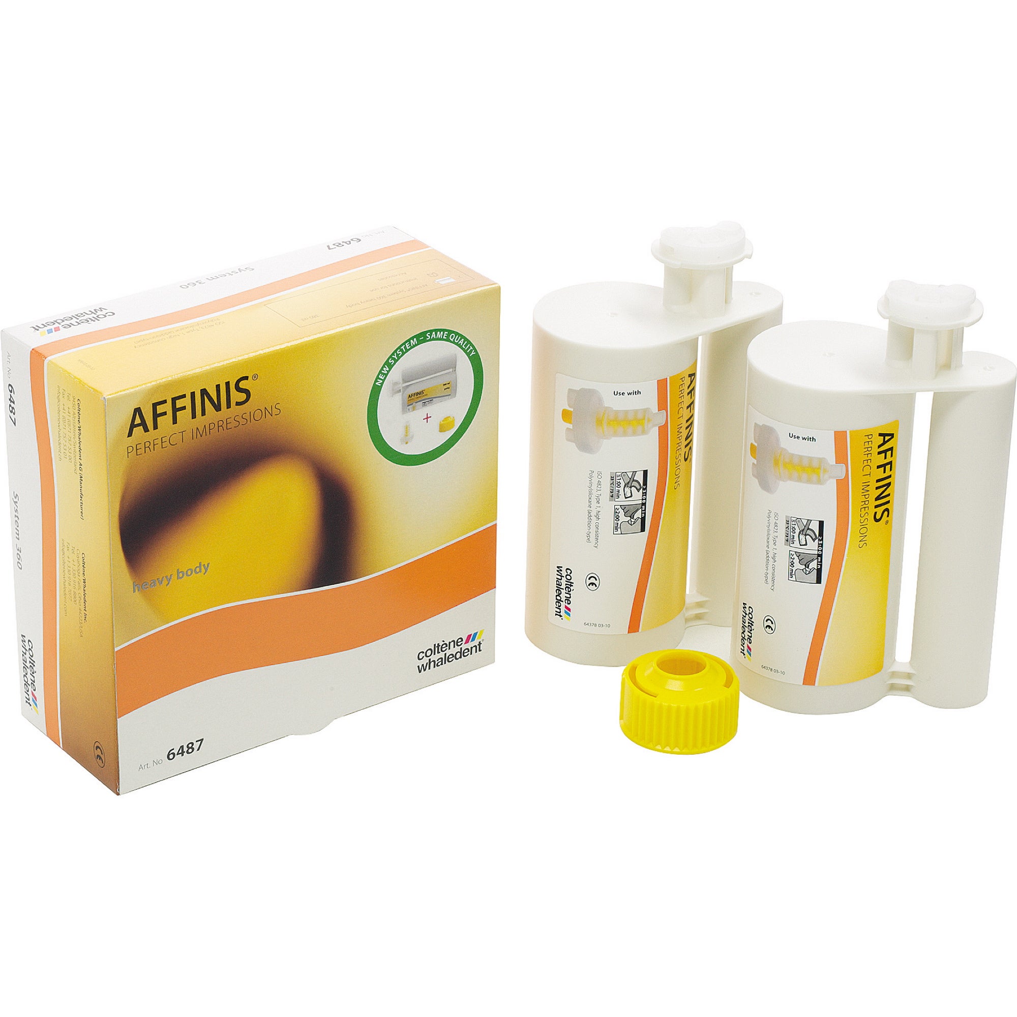 Produktbild - VF000145803 - Avtrycksmaterial A-silikon heavy body för blandningsmaskin refill 2x380ml