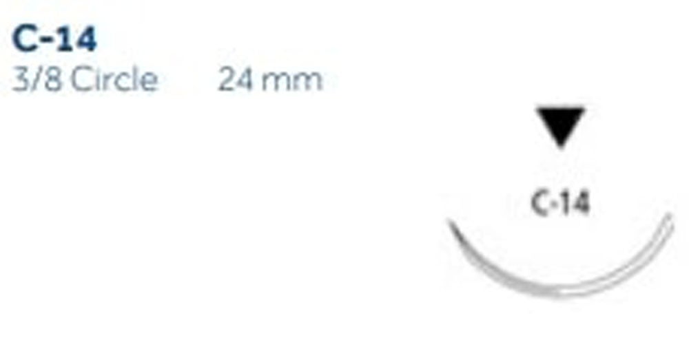 Produktbild - VF000150876 - SURGILON™ 2-0 BLACK 75CM C-14 X36