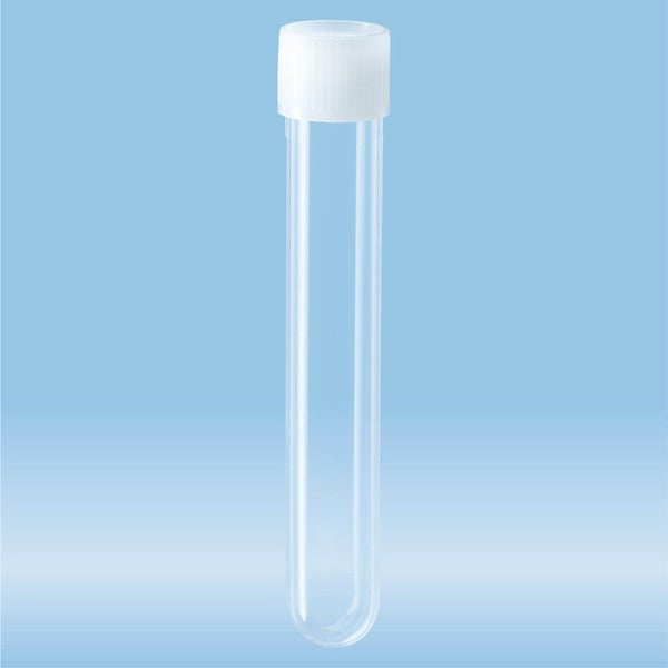 Produktbild - 55716 - Plaströr rund botten med skruvlock PP 16,5x101mm