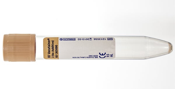 Produktbild - 61324 - Vakuumrör för urin plast beige 9,5ml 16x100mm