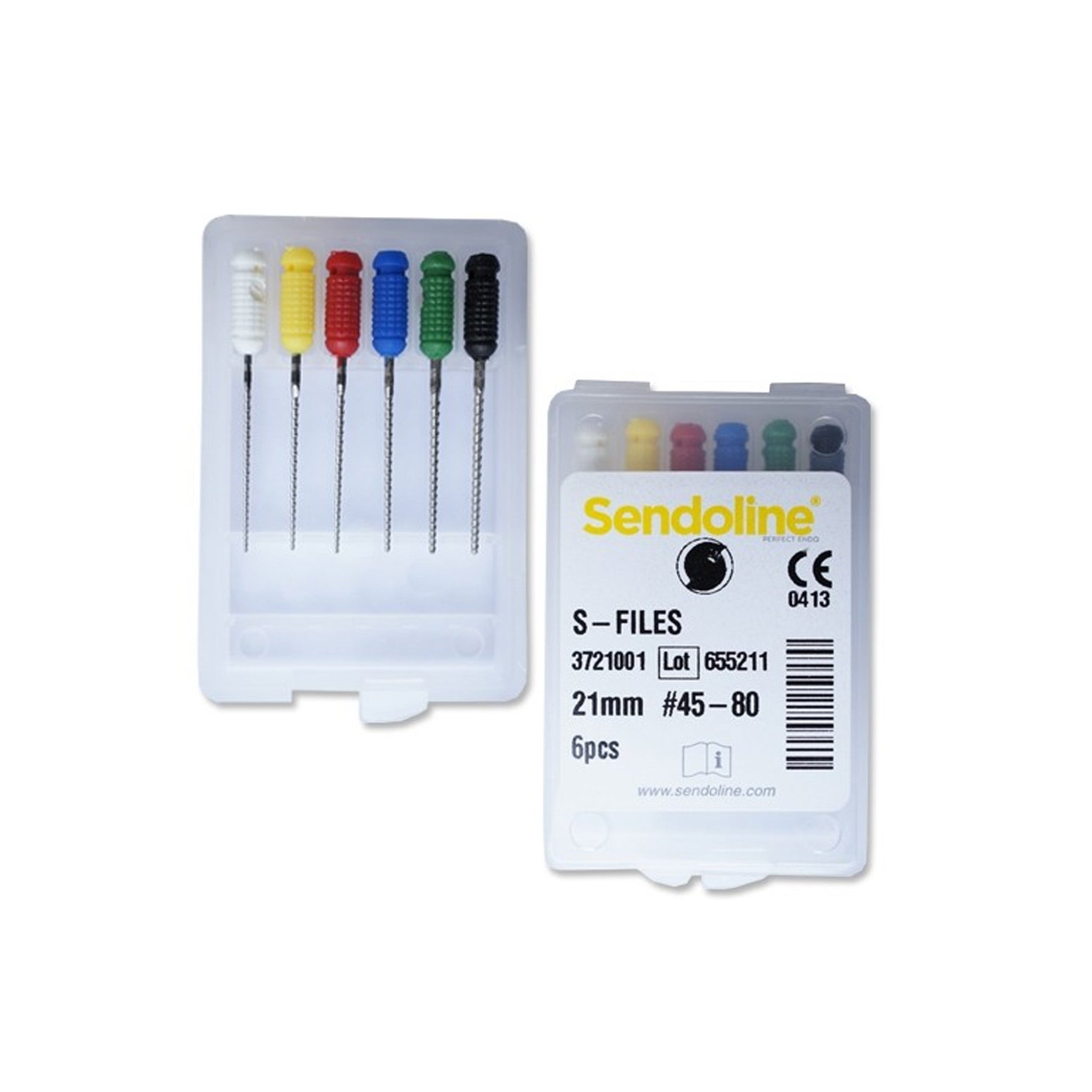 Produktbild - VF000146507 - S-fil nickeltitan sorterad nr 45-80 21mm 6-pack