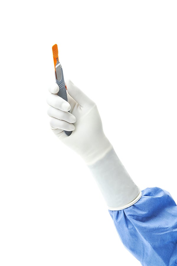 Produktbild - 63285 - Operationshandskar polyisopren vit strl 5,5