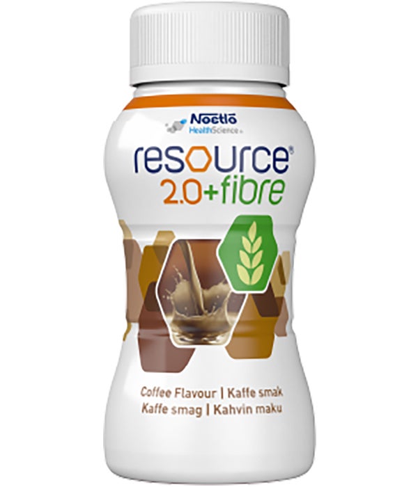 Produktbild - 62945 - Resource 2.0 + fibre kosttillägg med protein och fiber kaffe 200kcal/100ml 200ml