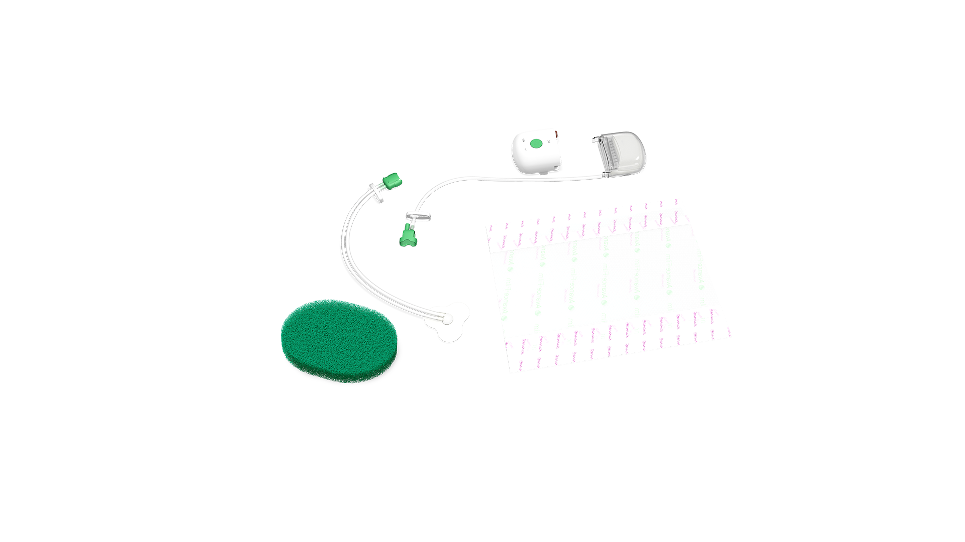Produktbild - VF000174626 - Förbandskit för undertrycksbehandling med behållare och safetacfilm 20x27cm