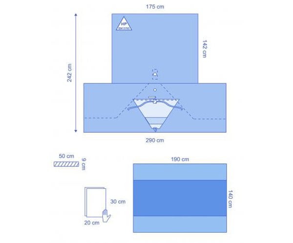 Produktbild - 55915 - OPSET UROLOGI T.U.R M FINGERTUTA UPPSAMLPÅSE