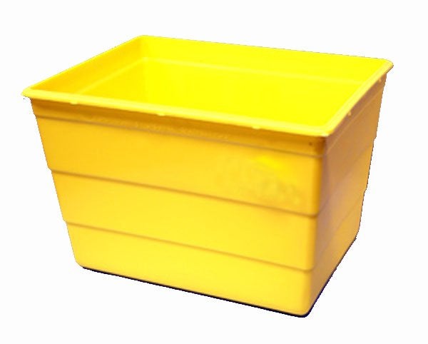 Produktbild - 40680 - Uppsamlingsbox för smittförande avfall utan lock gul 25L 40x40x26cm