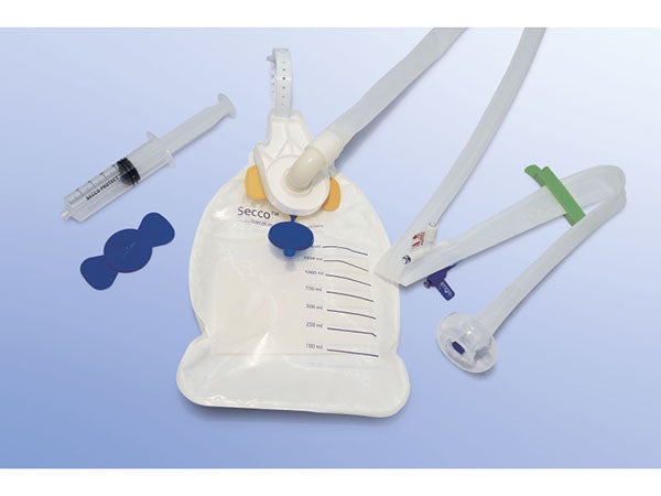 Produktbild - 63986 - Fekalkateter set med kateter spruta och 3 påsar