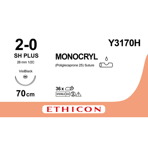 Produktbild - VF000148562 - MONOCRYL 2-0 SH VB 70CM