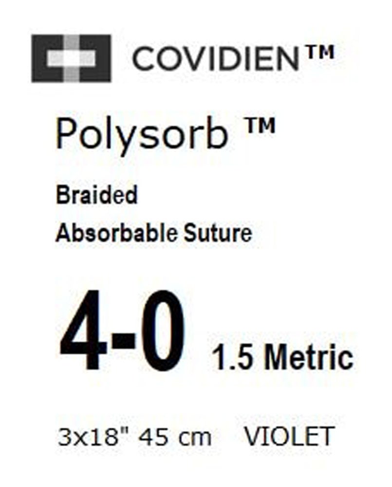 Produktbild - VF000150578 - POLYSORB™ 4-0 VIOLET 3x45CM PRECUT x36