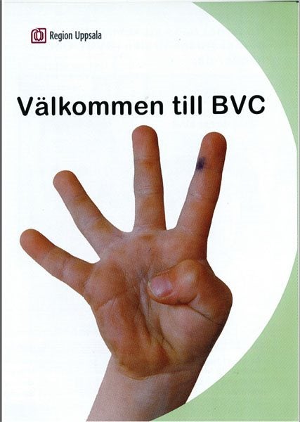 Produktbild - 55854 - Broschyr Välkommen till BVC 4 år Region Uppsala