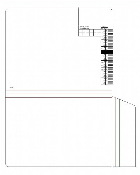 Produktbild - 54087 - Journalomslagsmapp månad 07 med tryck 315x235mm