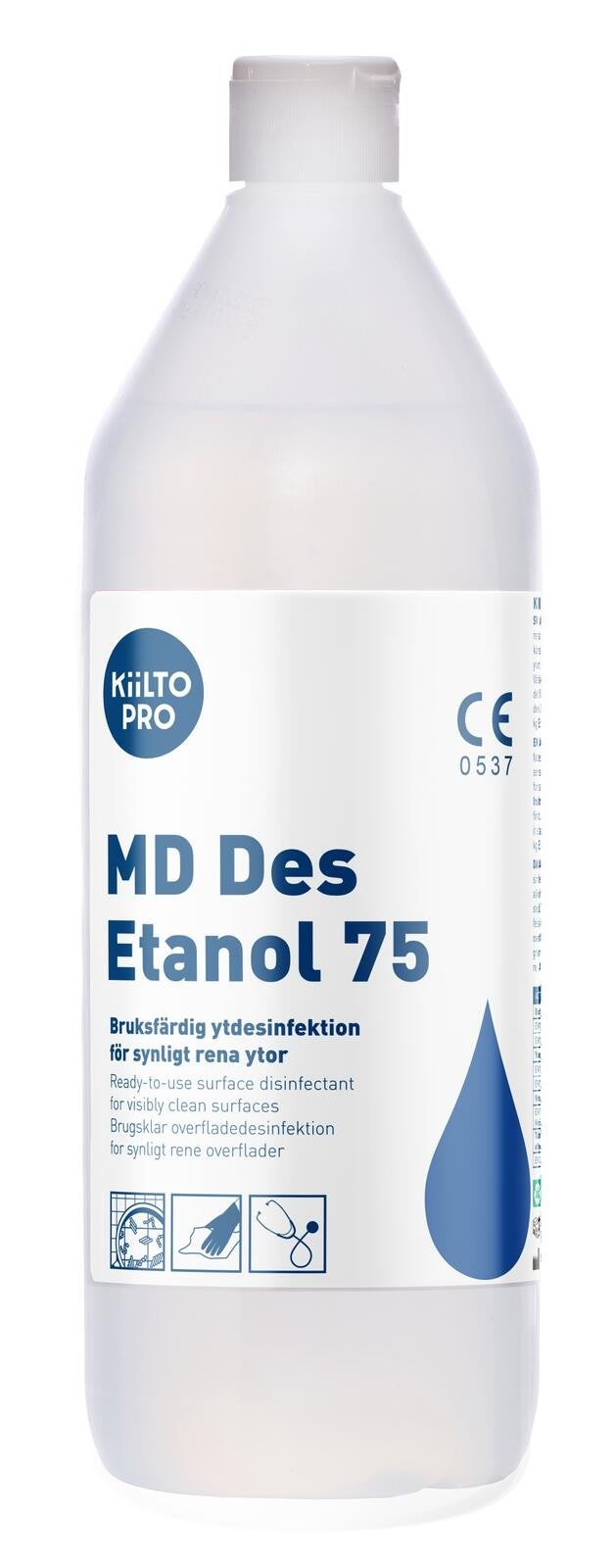 Produktbild - VF7003006 - Desinfektionsmedel etanol för ytor 1L