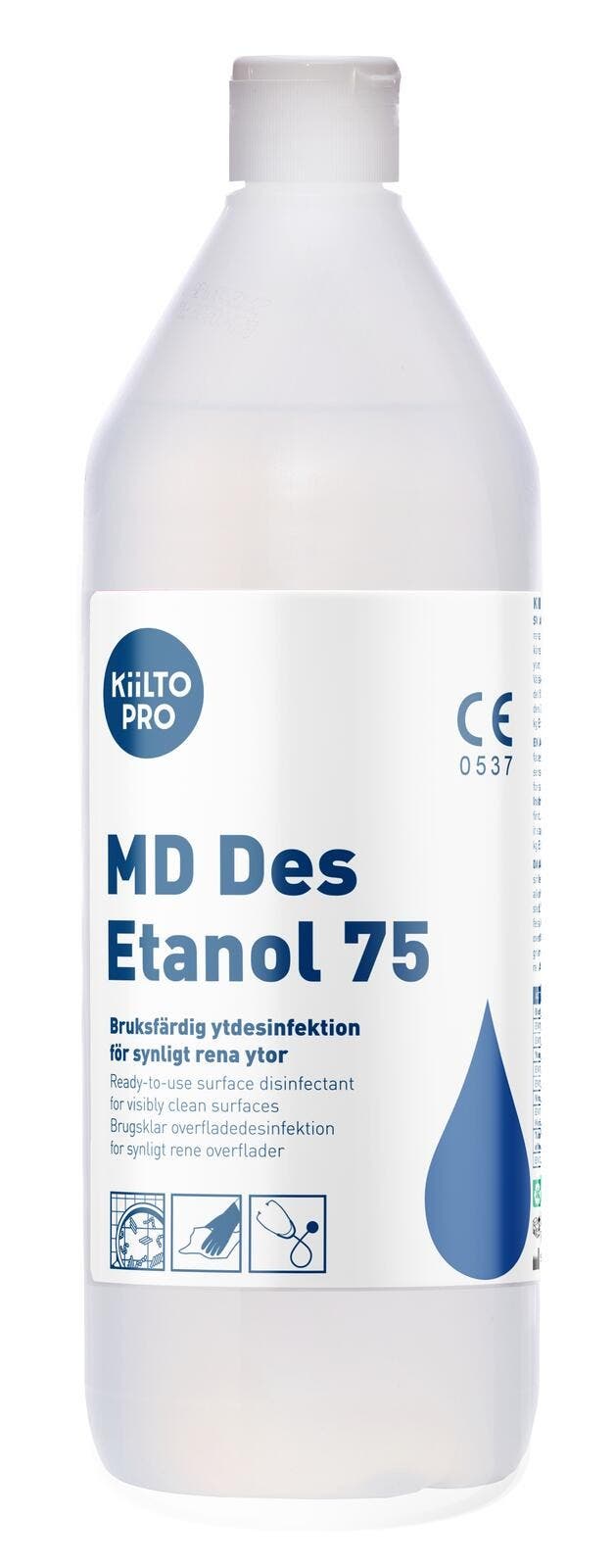 Produktbild - VF7003006 - Desinfektionsmedel etanol för ytor 1L