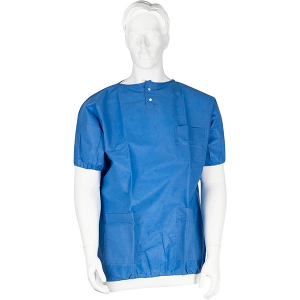 Produktbild - 65086 - Specialskjorta med mudd ofodrad blå strl S